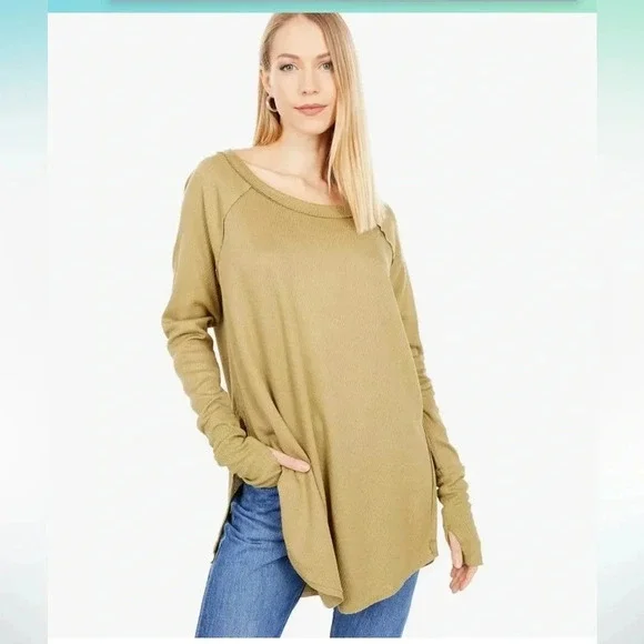 We the Free Snowy Thermal top in Sunstone size XS - Picture 2 of 15